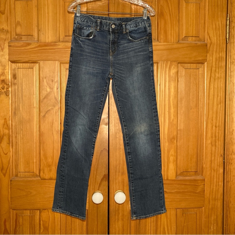GUC Boy's GAPkids 1969 Original Denim Jeans Adjustable Waist Blue Size 18R